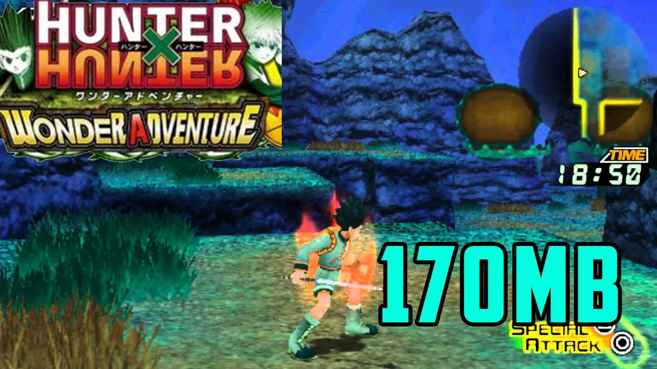 Hunter x Hunter Wonder Adventure In 170MB For PSP